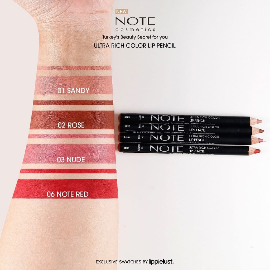 NOTE Cosmetics Lip Pencil | Lip Liner
