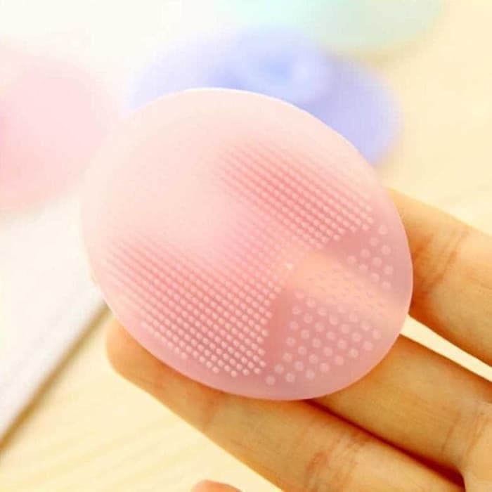 Sikat Silikon Pembersih Wajah Silicone Facial Clean Pad Brush Make Up