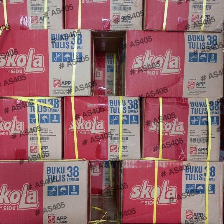 

<MiK ☼> Buku Tulis Murah SKOLA isi 38 lembar (Produk dari buku Sidu) |Masih.banyak