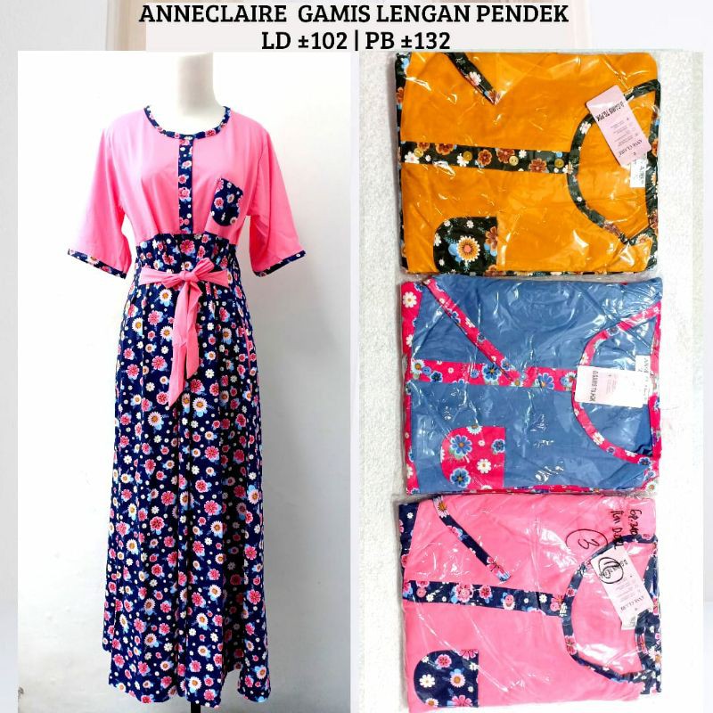 Anne Claire Gamis Lengan pendek