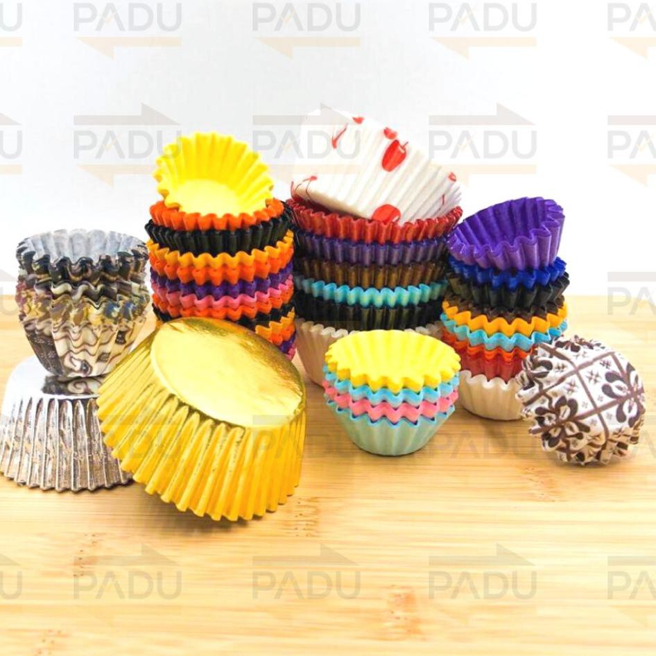

AQZ [1pcs] Kertas Cupcake (Color) 55x24mm - Paper Cupcake / Kertas Nastar ✵ ✶