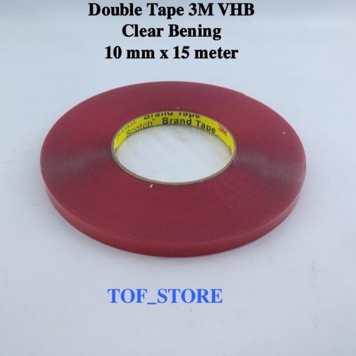 

Double tape 3M transparan bening 10 mm x 15 meter ,,