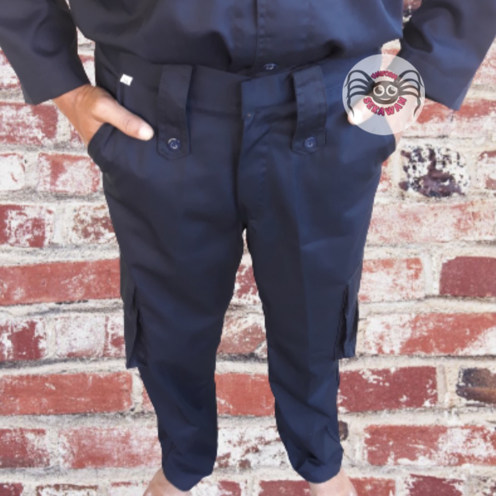 Celana PDL Biru Dongker Satpam Damkar Security PMR