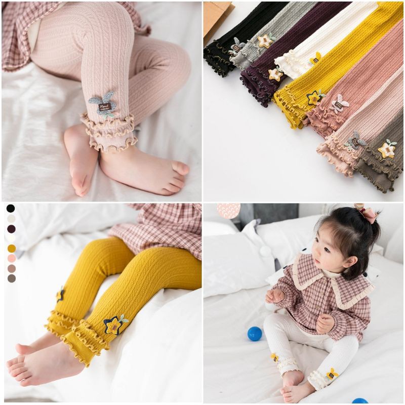 Legging bayi renda import celana fashion baby girl perempuan style korea CBKS VC