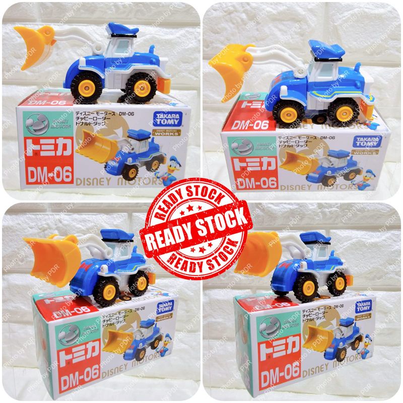 Tomica Takara Tomy Disney Mobil Mobilan Bulldozer Donald Duck