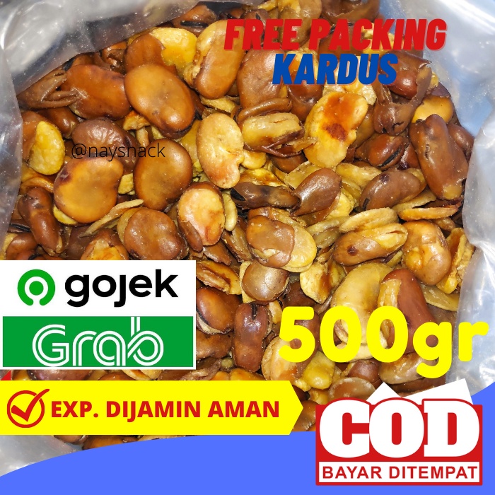 

Kacang Koro Kulit Jaipong Kiloan Snack Cemilan Asin Gurih Isi 500 Gram