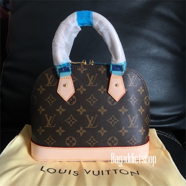 Jual Tas Louis Vuitton LV Alma mini BB Monogram Mirror import quality 1:1 Ori leather VIP ...