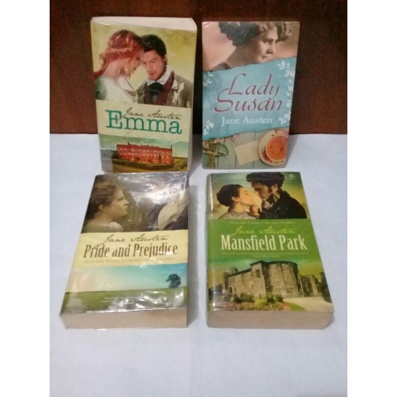 Jane Austen - Paket 4 jilid (sesuai foto etalase) BAHASA INDONESIA