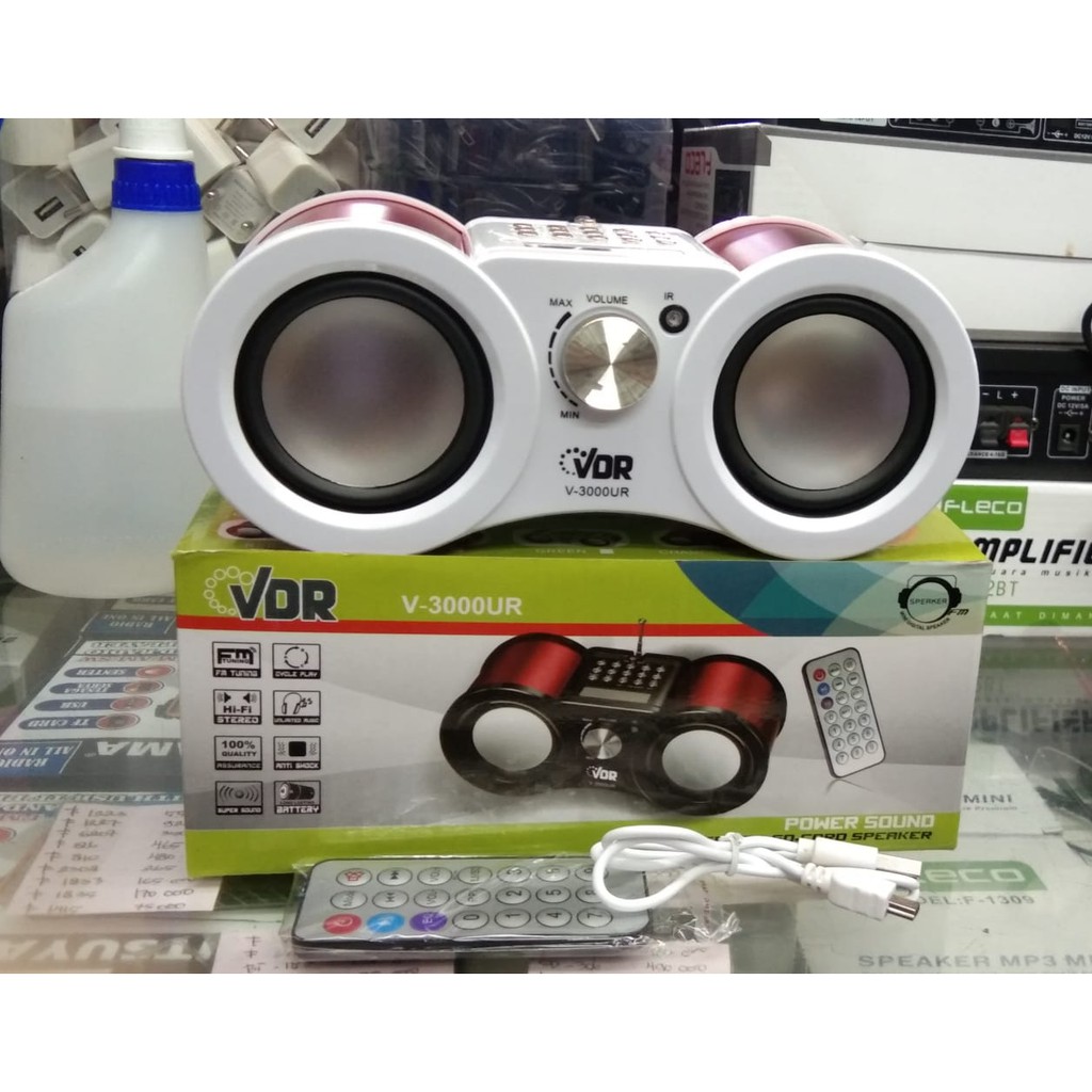 Speaker VDR V3000UR speaker portable murottal al-Quran plus memory murottal