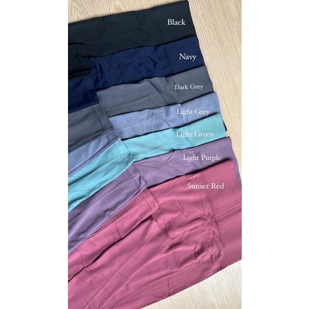 Legging Yoga Olahraga Sport Import High Waist Polos Wanita 9901