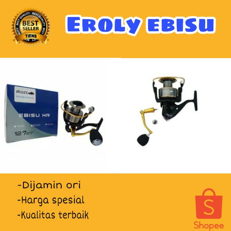 RIL PANCING IROLY EBISU HR 1000-3000 [POWER HANDLE] SPOOL METAL [DRAG 30 KG]