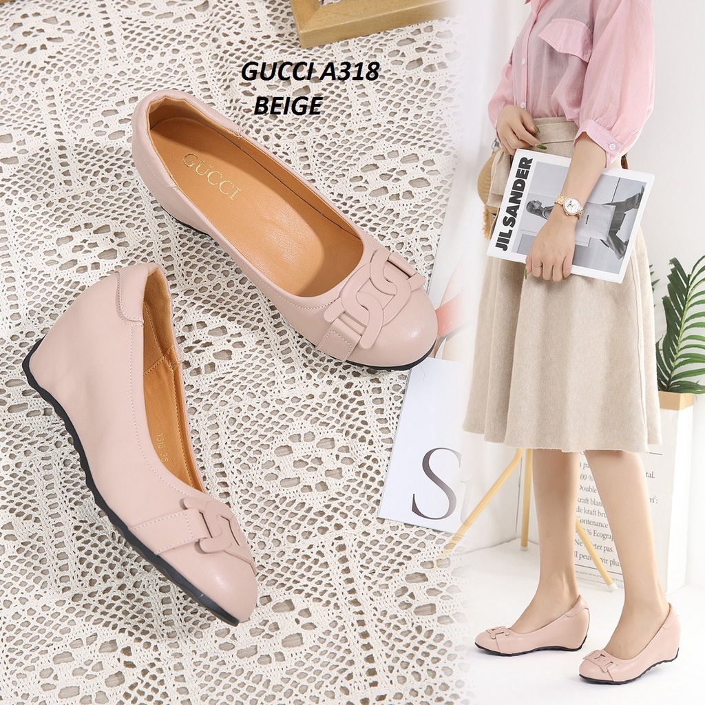 SEPATU WANITA WEDGES SHOES A318