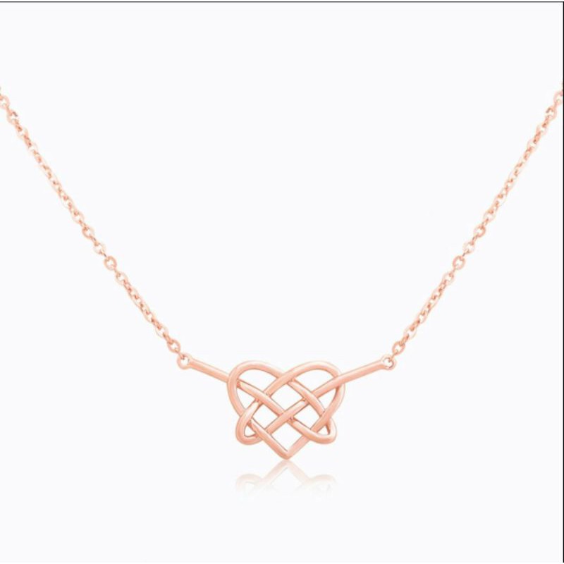 Kalung Titanium Ikatan Cinta Gold dan Rosegold N1803200