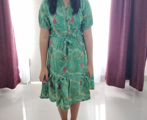 Dress Batik Wanita Modern Yuan Exclusive Faaro