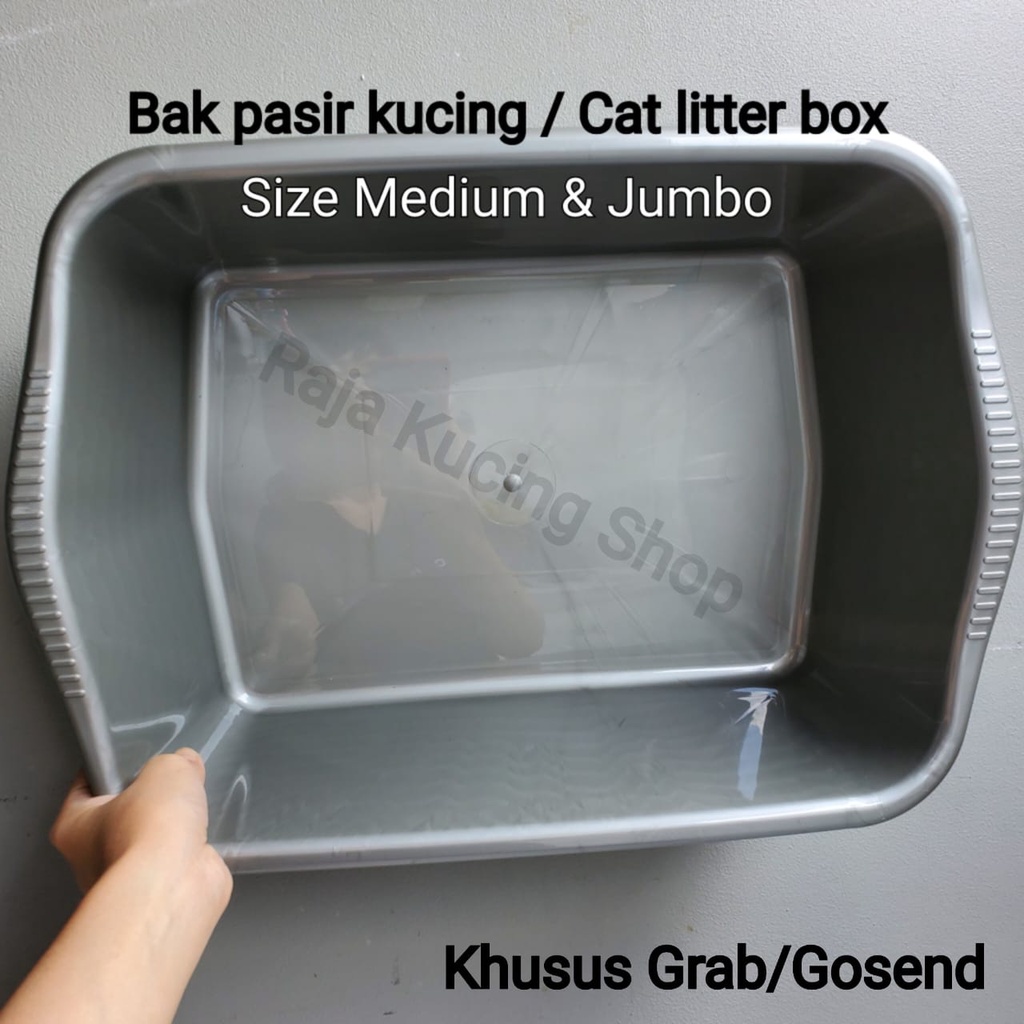 Bak Pasir Kucing ukuran M/L (Khusus Grab/Gosend)