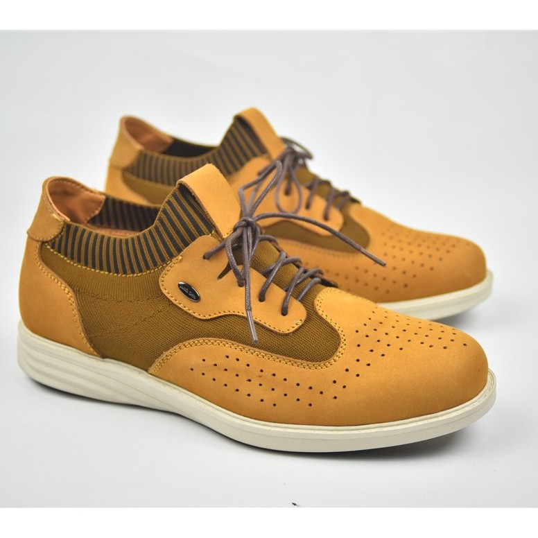 Sepatu Pria Justin Otto McLaren 01 (39-43) Warna: Tan