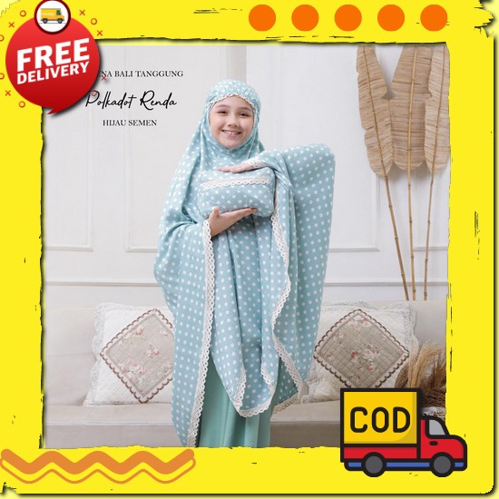 Mukena Mukena Anak Tanggung Remaja Perempuan Usia Umur 8 9 10 11 12 13 14 15 Tahun Motif 2 In 1 Kara