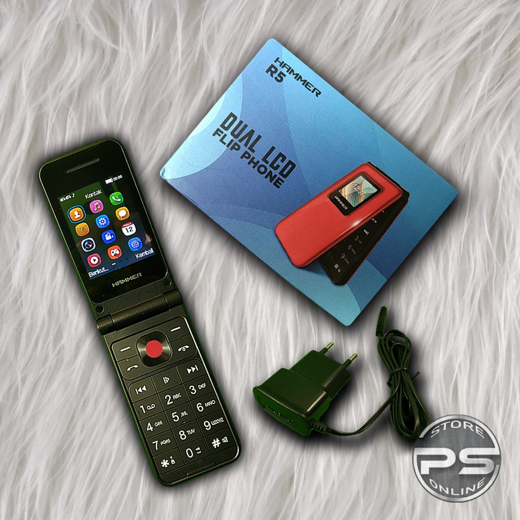HP Advan Hammer R5 - Garansi Resmi - HP Lipat - HP Dua layar - HP dengan fitur Lengkap-4