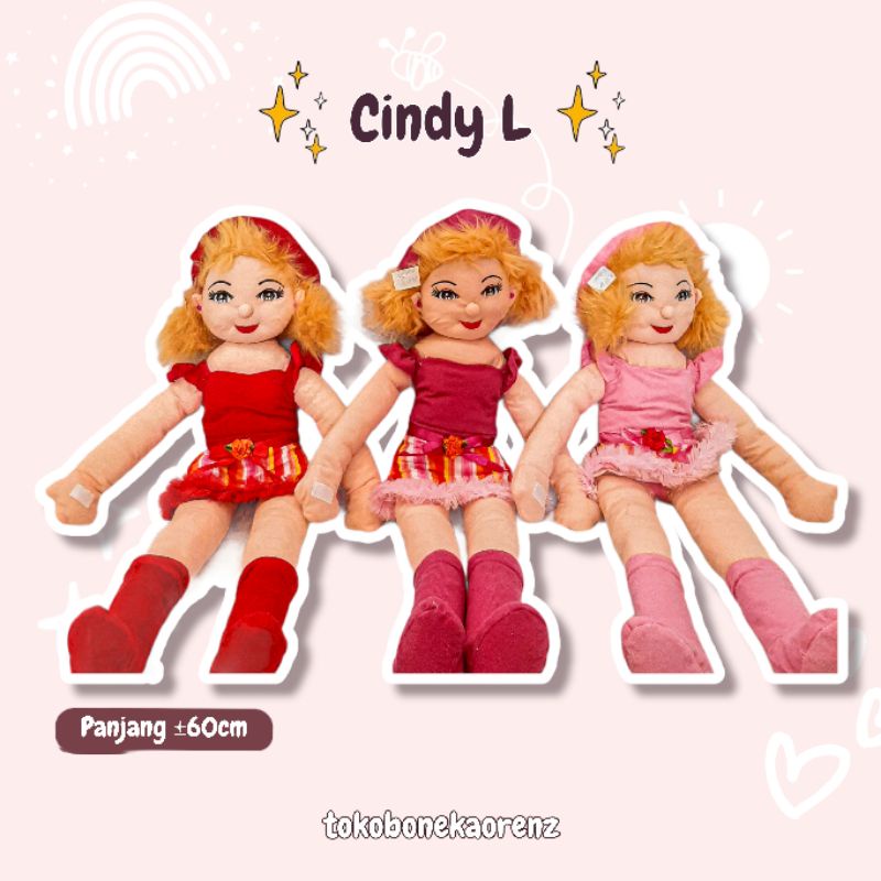 Boneka Cindy L | Boneka Orang Perempuan