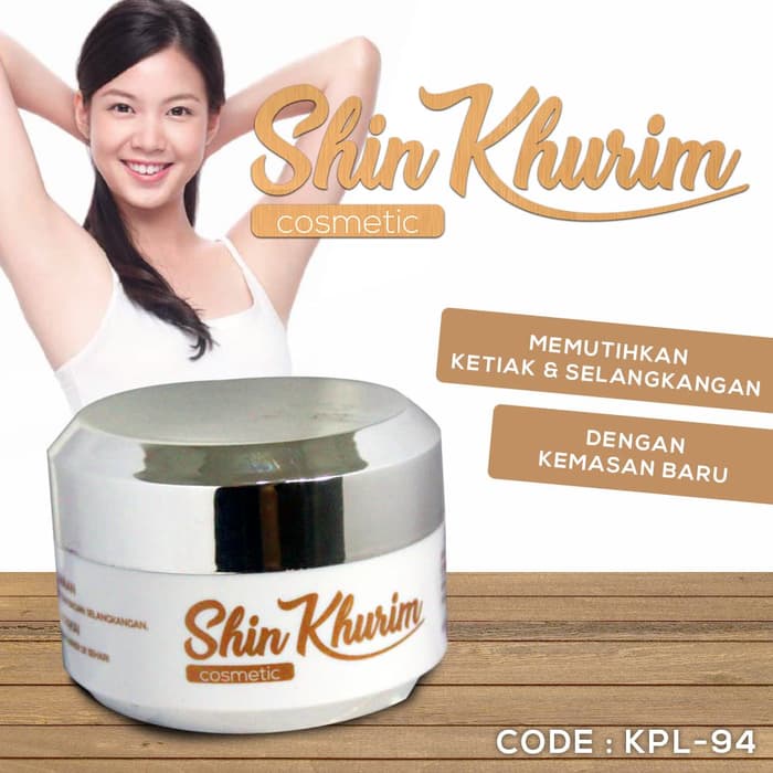 Pemutih Ketiak Shin Khurim Original Asli 100% Bpom - Cream Krim Crem Pemutih Lutut Siku Ketiak Pria Wanita - Cream Krim Crem Pemutih Ketiak Selangkangan Pria Wanita - Cream Crem Krim Pemutih Daerah Sensitif Kecantikan Perawatan Kulit Pria Wanita