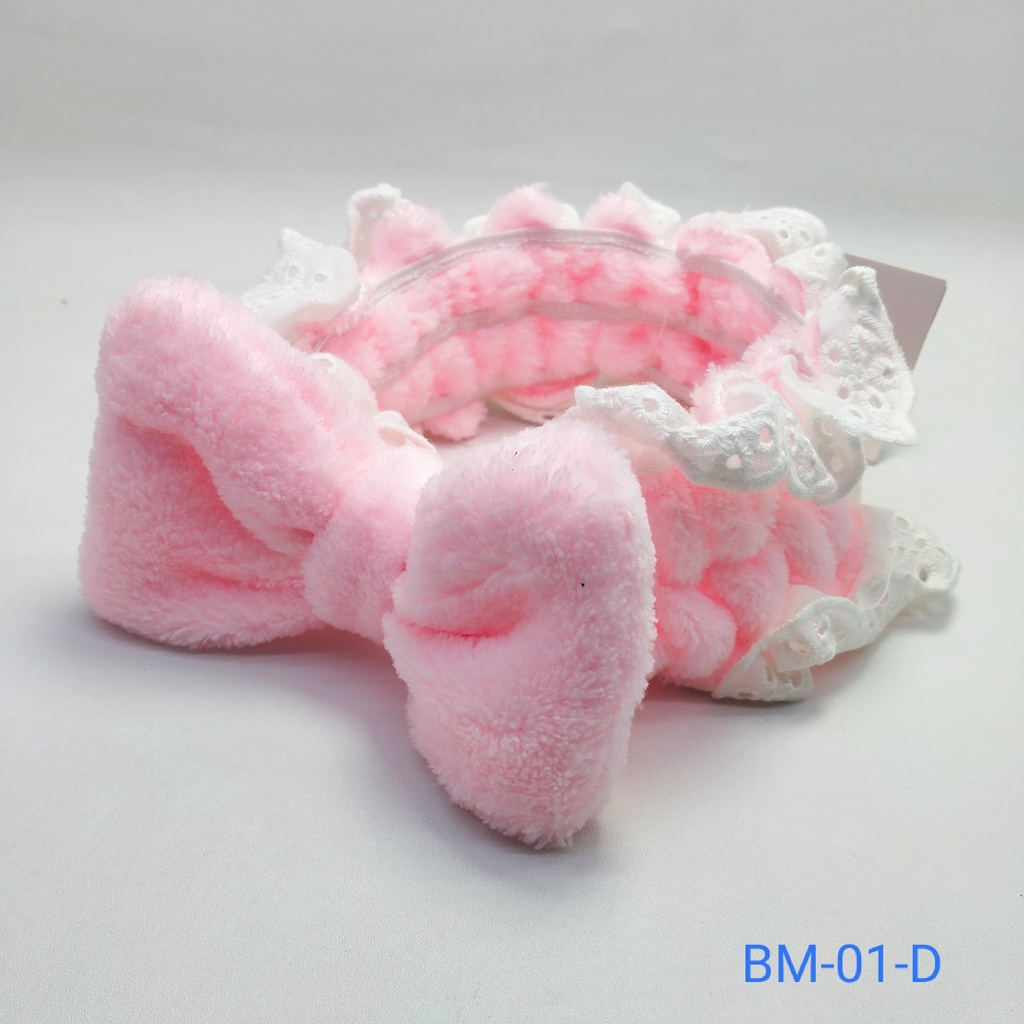 [WS] Topi bandana korea model bunny bando ikat kepala make up cuci muka Premium Quality