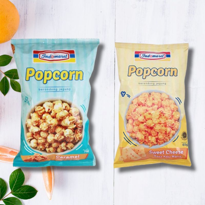 [PROMO] Pop Corn Indomaret 75G Caramel / Pop Corn Indomaret Keju 65G popcorn indomaret sweet cheese 65 Gram popcorn caramel 75 gram pop con indomaret