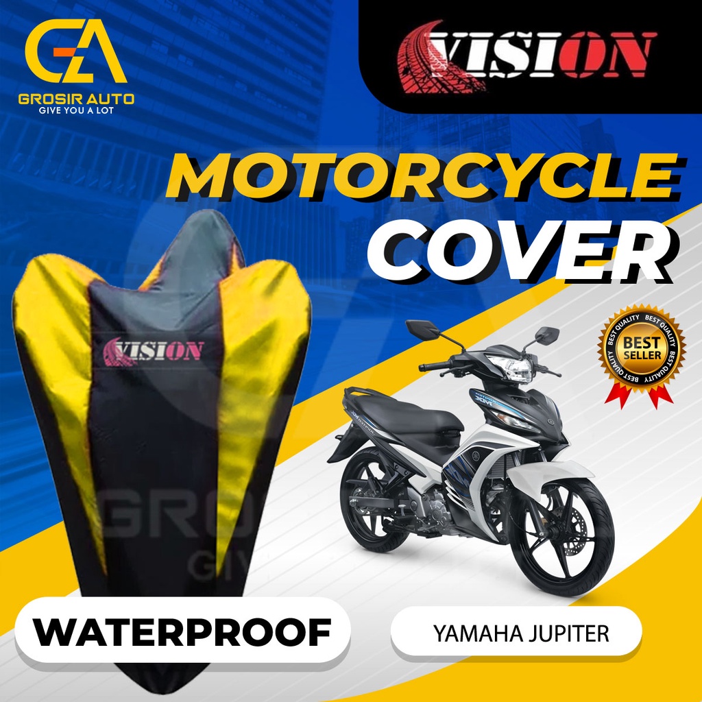 Sarung Motor JUPITER Antiair Vision / Cover Selimut Penutup Sarung Mantel Motor Vision