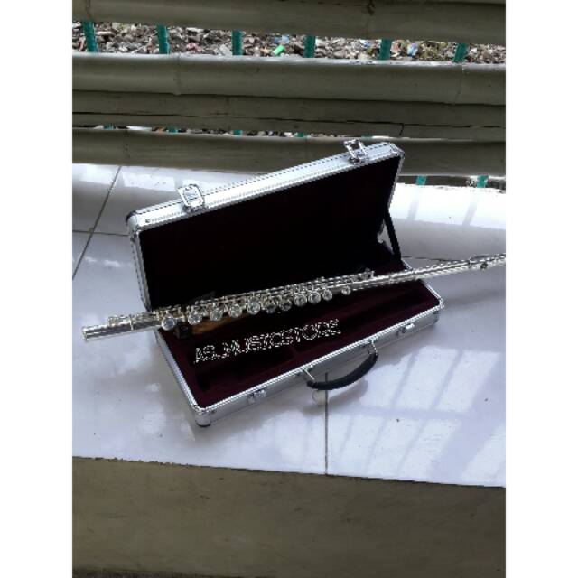 Flute Tiup Silver Paladin Full Set Hardcase