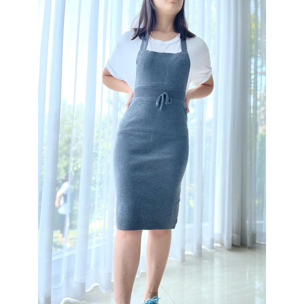 Overall Rok Rajut Wanita / Knit Overall