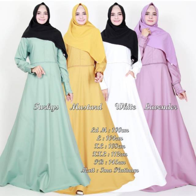 Gamis Katun Ima Platinum