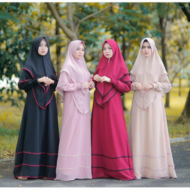 GAMIS SET NAZLA SYAR'I PREMIUM