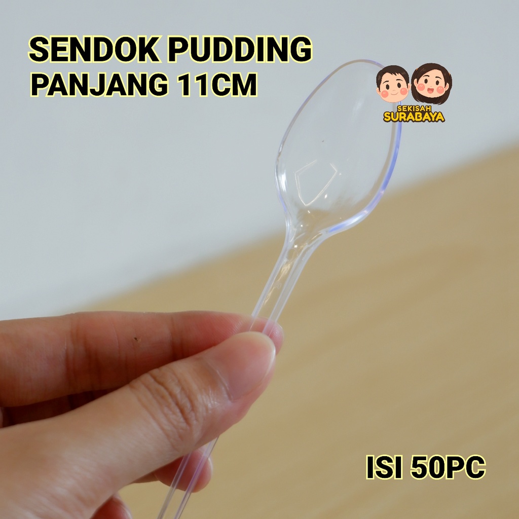 

Sendok Pudding/ Ice Cream - Panjang 11 cm, Super Tebal