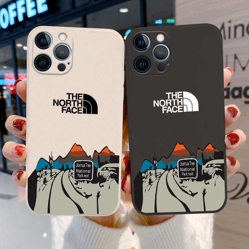 THE NORTH FACE Soft Case TPU Motif Volcano Cover Samsung A12 A32 A22 A13 A10 A52S A51 A71 A72 A73 A30 A31 A33 A20S A20 A11 A50S A30S A53 A02 M10 M02