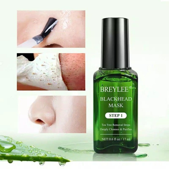 BREYLEE Blackhead Remover Mask Step 1 - Pengangkat / Pembersih Komedo , Masker hidung (17ml) BPOM