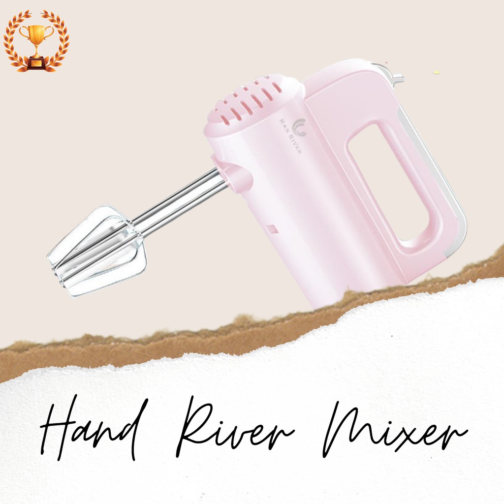 HAN RIVER HRDDQ-002 Han Mixer 5 Kecepatan - Macaroon Pink