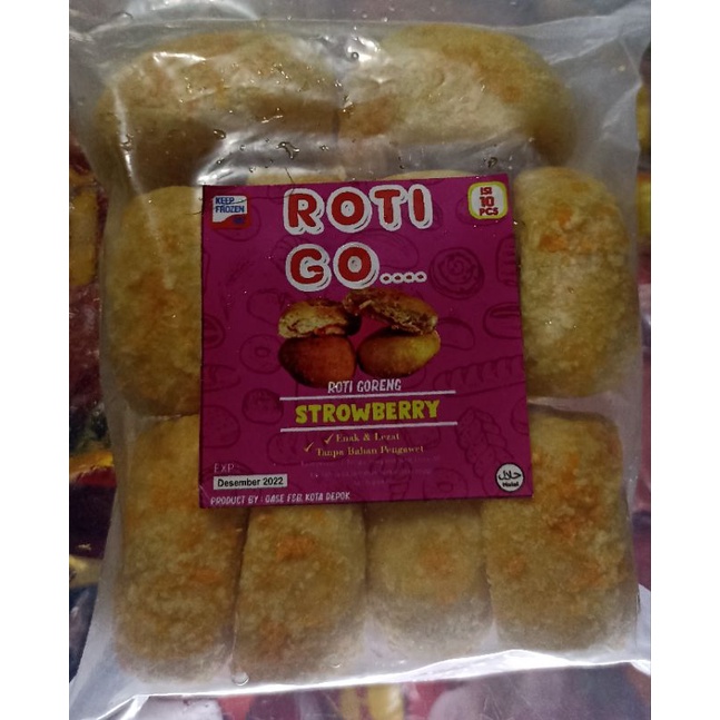 

Roti Goreng Varian Isi Coklat, Sosis, Strawberry isi 10pcs