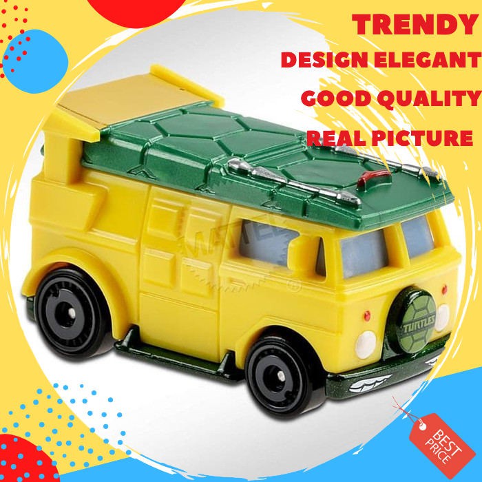 Hot Wheels Party Wagon Tenange Mutant Ninja Turtle Mobilan Die Cast SS131