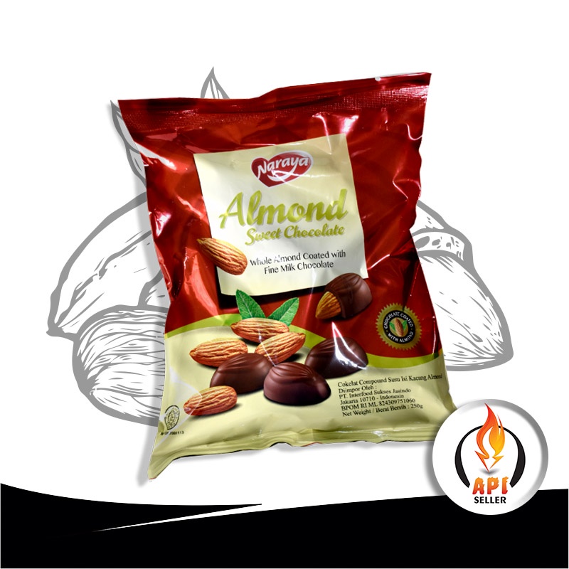 NARAYA ALMOND SWEET CHOCO 250g