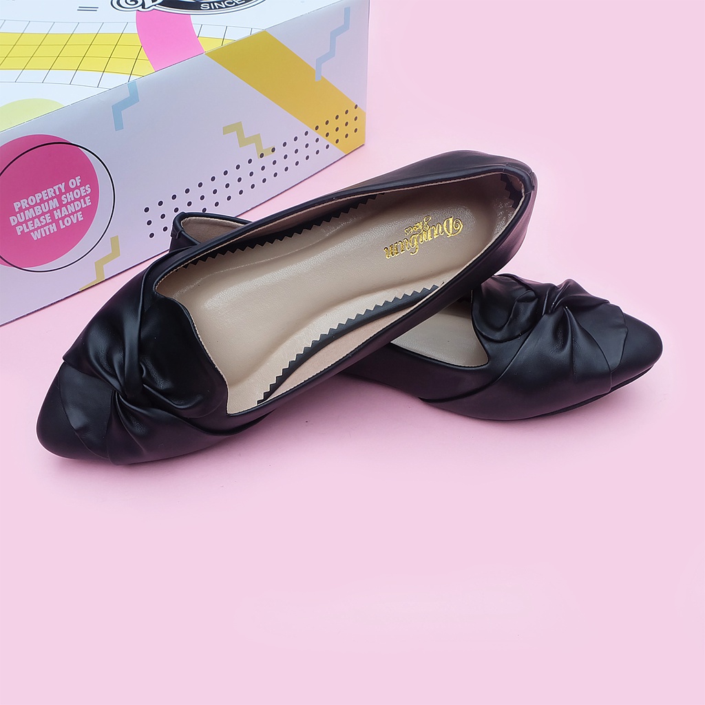 Sepatu wanita big size Belinda black size jumbo