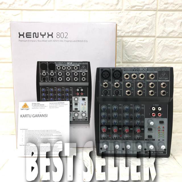 BEHRINGER XENYX 802 Mixer 6 Channel