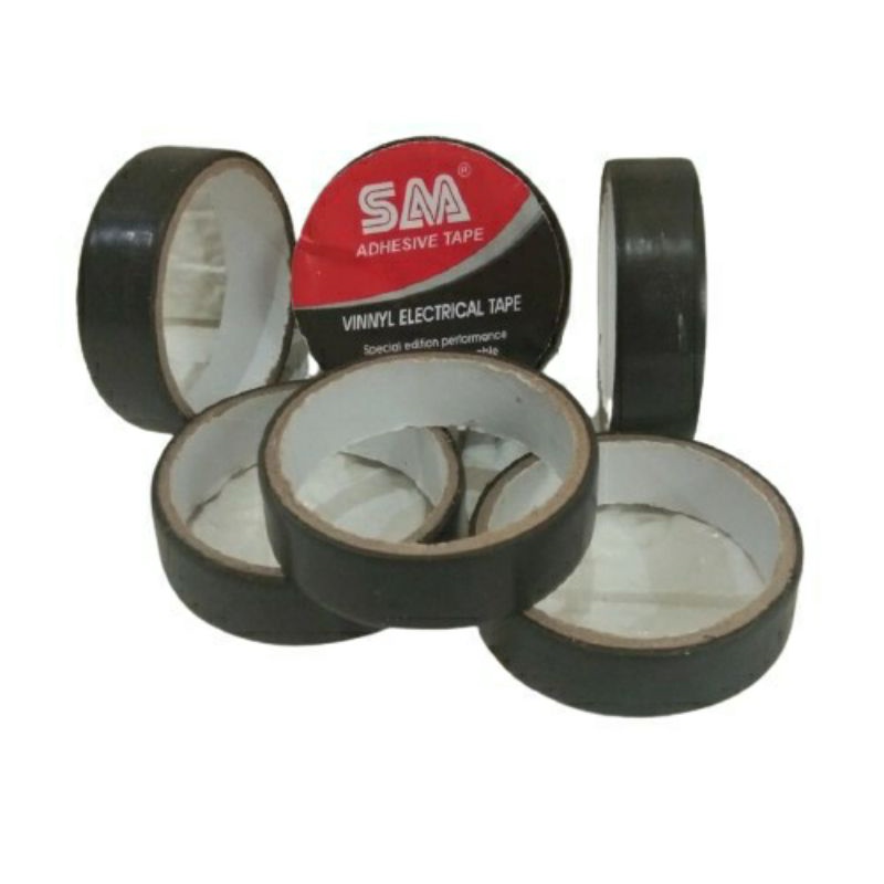 Isolasi Solasi Isolatip Tape Listrik Hitam SM