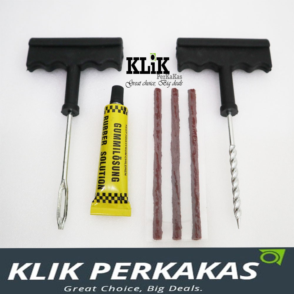 Alat Tambal Ban Tubles / Tubeless Tire Repair Kit iwa