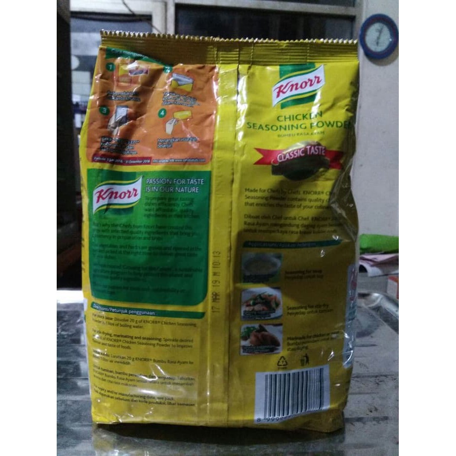 

Knorr Chicken Seasoning Kaldu Ayam 1 Kg