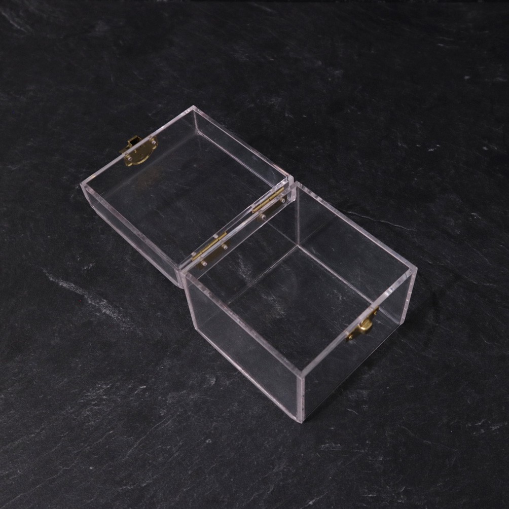 8.5 x 8.5 x 8 cm | Kotak Akrilik Engsel | Clear Box Acrylic