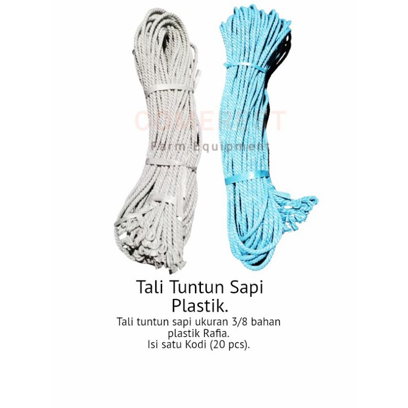 Tali tuntun sapi 20pcs bahan plastik