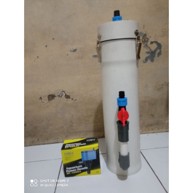 canister+pompa+stopkran/filter Canister(DIY)/filter aquascape/filter external