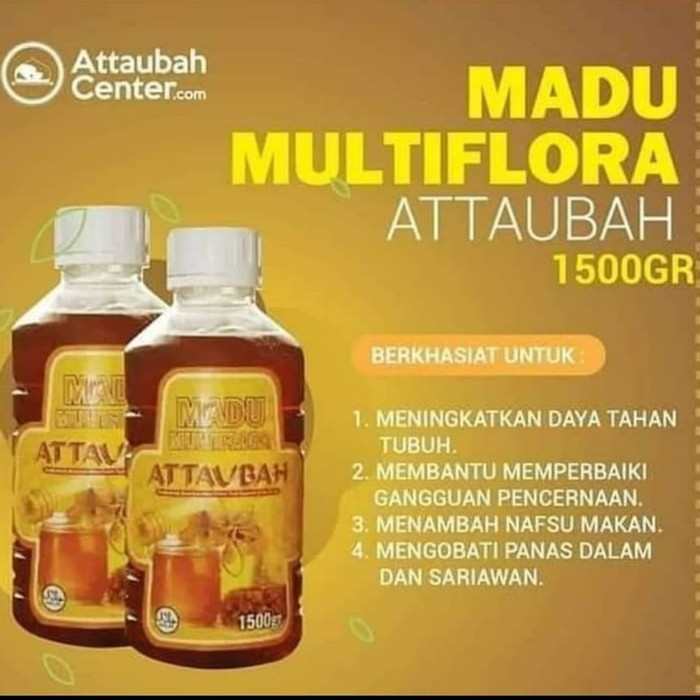 

Madu Multiflora Attaubah isi 1500gr
