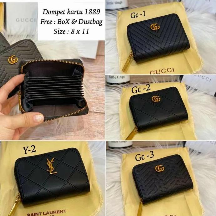 

Dompet Kartu Guci Ysl Import Free Box