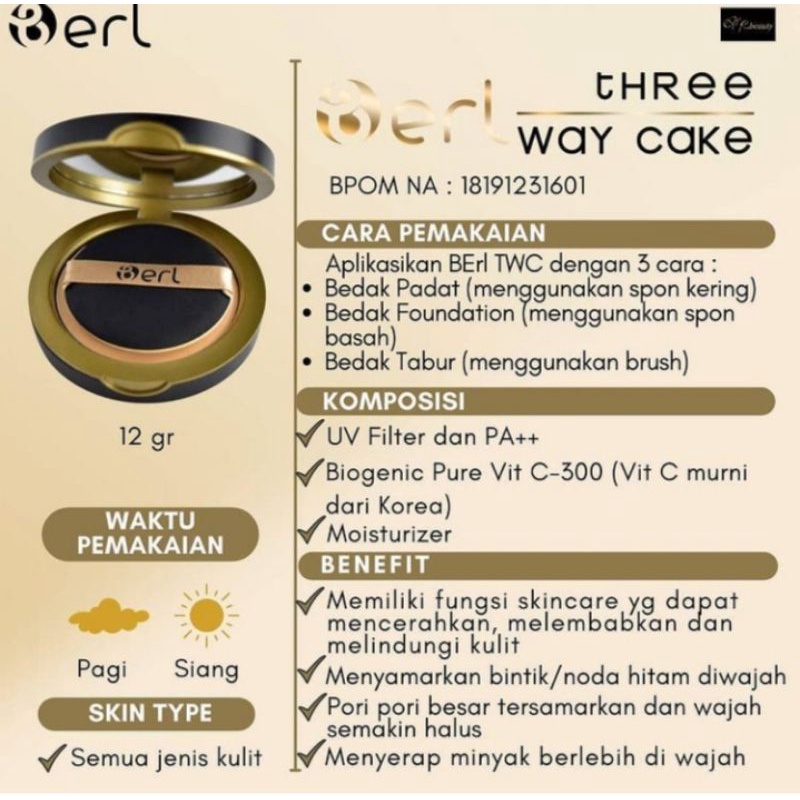

B erl threewaycakeberl/bedakberl/bedakpadatbasah