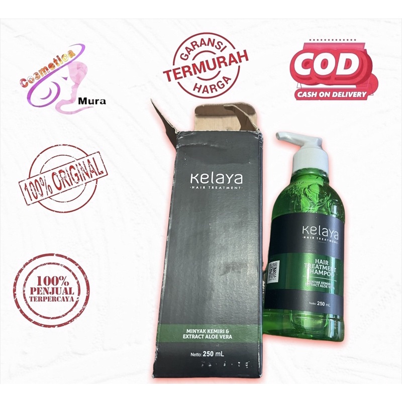 ada harga grosir ❤️ new shampo kelaya original hijau - kelaya shampo hair treatment with minyak kemiri &amp; extra aloe vera